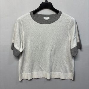 Summersalt Short Sleeve Cotton Cashmere Sweater Knit Top Size XL X-Large D043 27